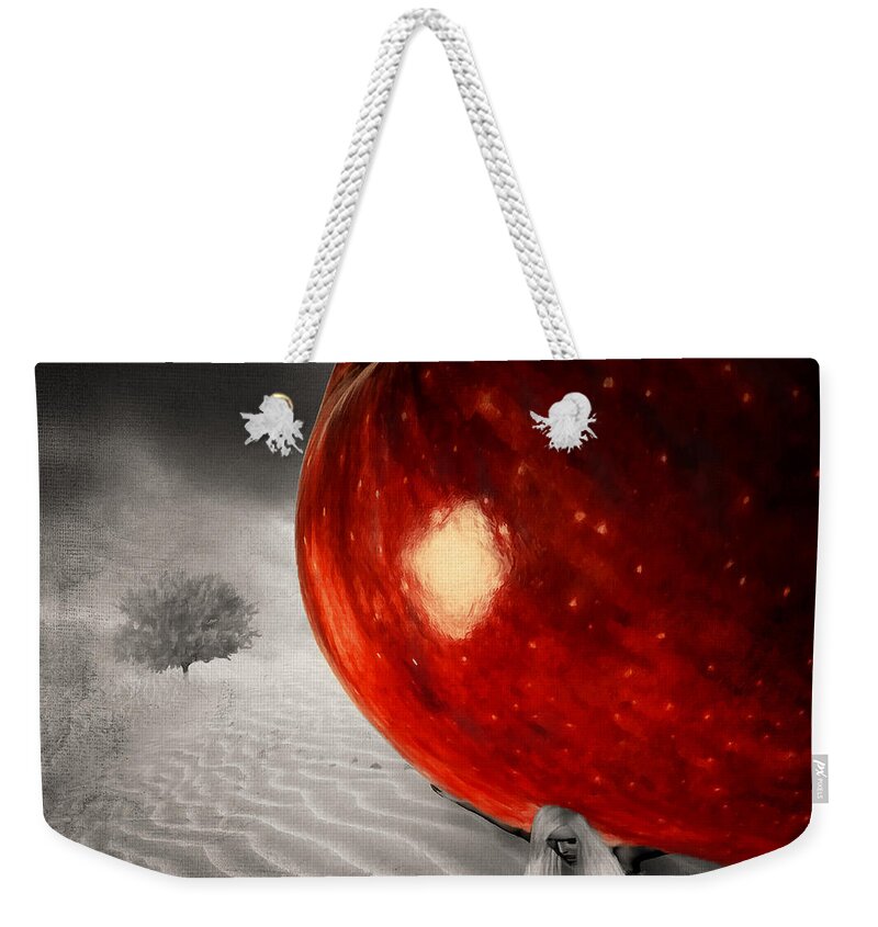 Eve Weekender Tote Bag featuring the photograph Eve's Burden by Lourry Legarde