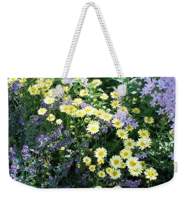 Floral Weekender Tote Bag featuring the photograph Expectation by Elena Perelman