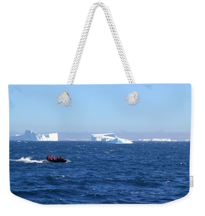 Water Weekender Tote Bag featuring the photograph Exploration by Ginny Barklow