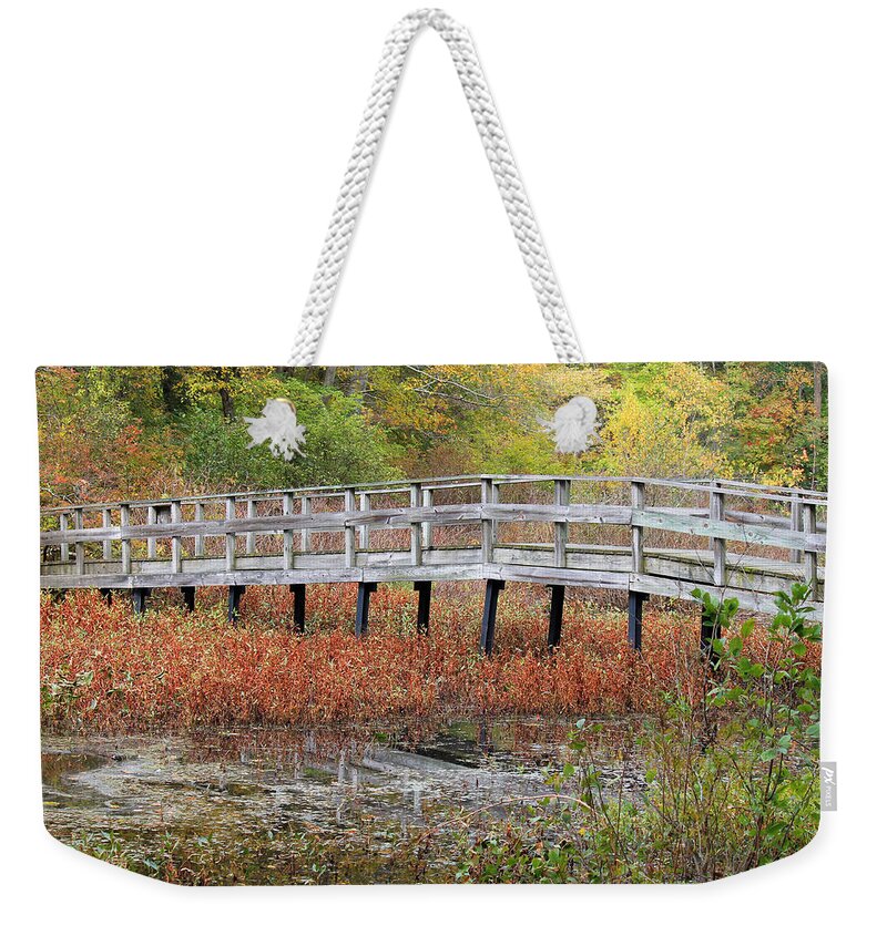 Bridge Weekender Tote Bag featuring the photograph Fable Bridge by Lily K