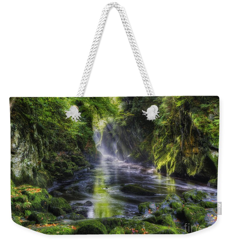 Water Weekender Tote Bag featuring the photograph Fairy Glen by Ian Mitchell