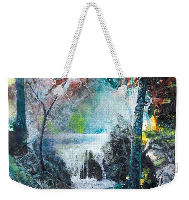 Art Weekender Tote Bag featuring the painting Fairy Woods II by Patricia Allingham Carlson