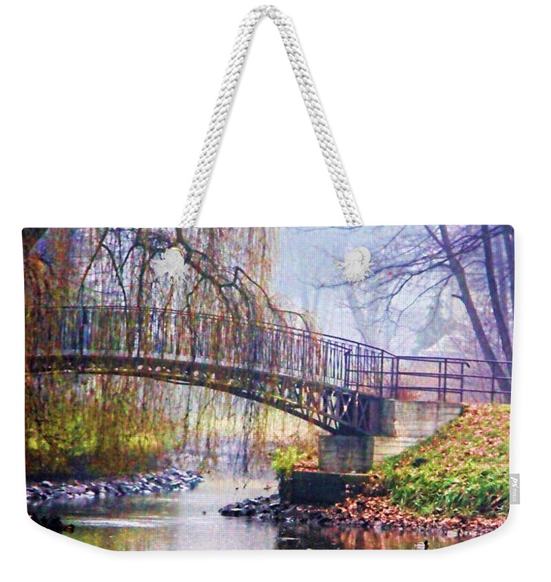 Fairytale Bridge Weekender Tote Bag featuring the photograph Fairytale Bridge by Mariola Bitner