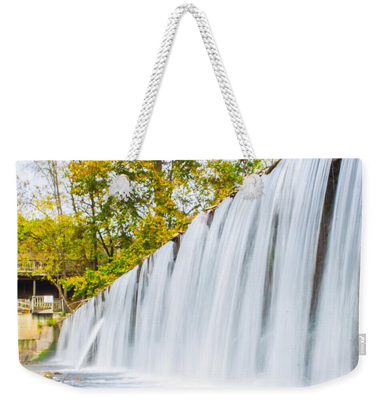 Buck Creek Weekender Tote Bag featuring the photograph Fall At Buck Creek by Parker Cunningham