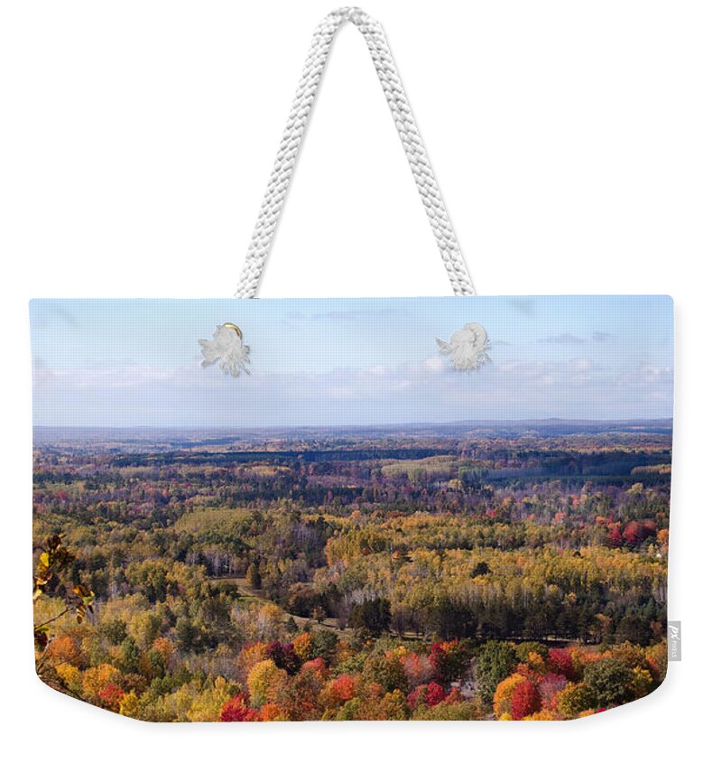 Fall Colors Weekender Tote Bag featuring the photograph Fall Colors by Gwen Gibson