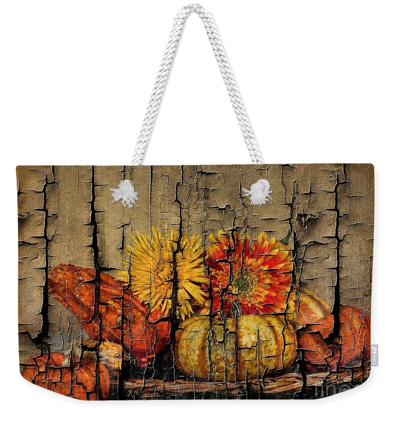 Fall Weekender Tote Bag featuring the photograph Fall Fading by Shirley Mangini