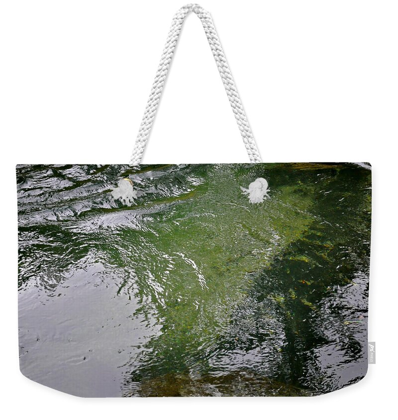 Water Weekender Tote Bag featuring the photograph Fall Series 18 by Teri Schuster