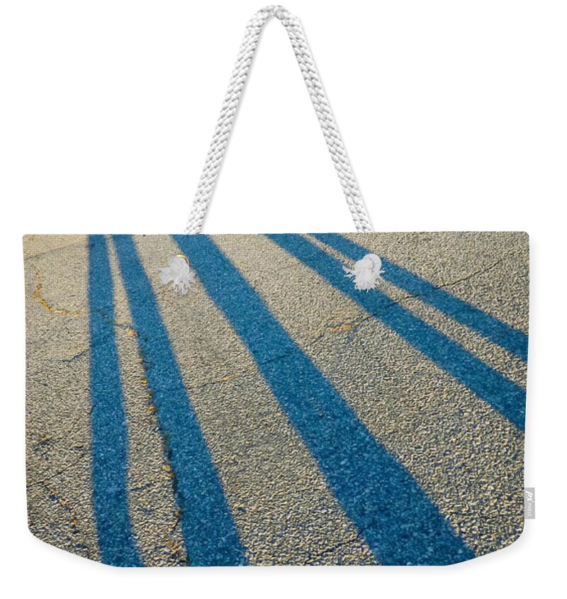 Happy Weekender Tote Bag featuring the photograph Family Shadow by Andrea Anderegg