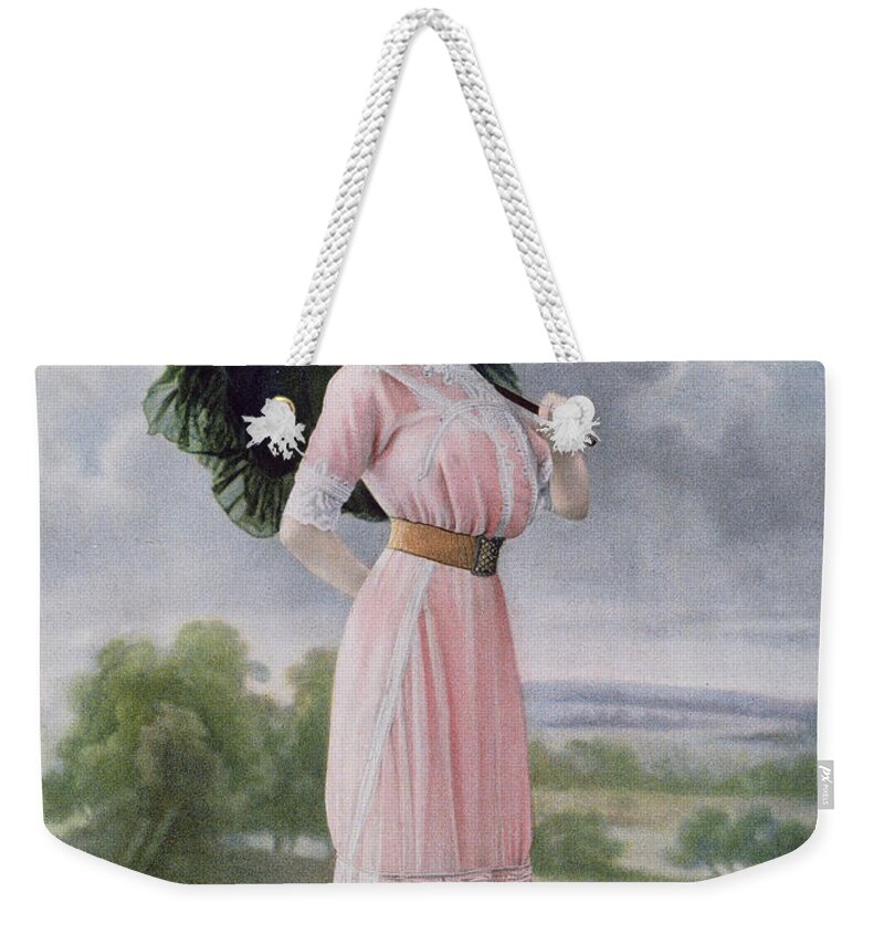 Model Weekender Tote Bag featuring the painting Fashionable Beach Wear by Felix Studio