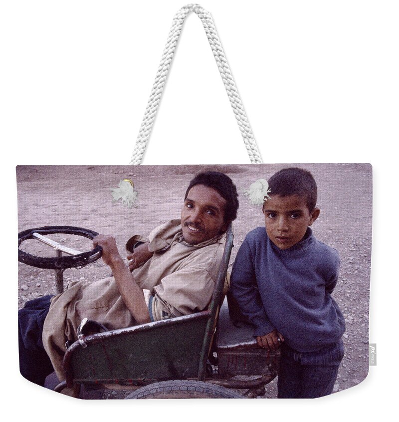 Love Weekender Tote Bag featuring the photograph Father And Son by Shaun Higson