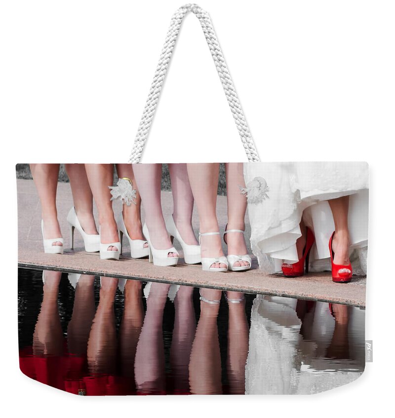 Women Weekender Tote Bag featuring the photograph Feminine Reflections by Barbara McMahon