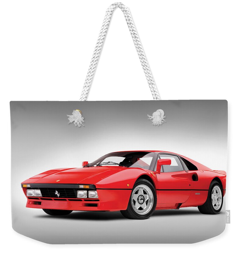 Car Weekender Tote Bag featuring the photograph Ferrari 288 GTO by Gianfranco Weiss