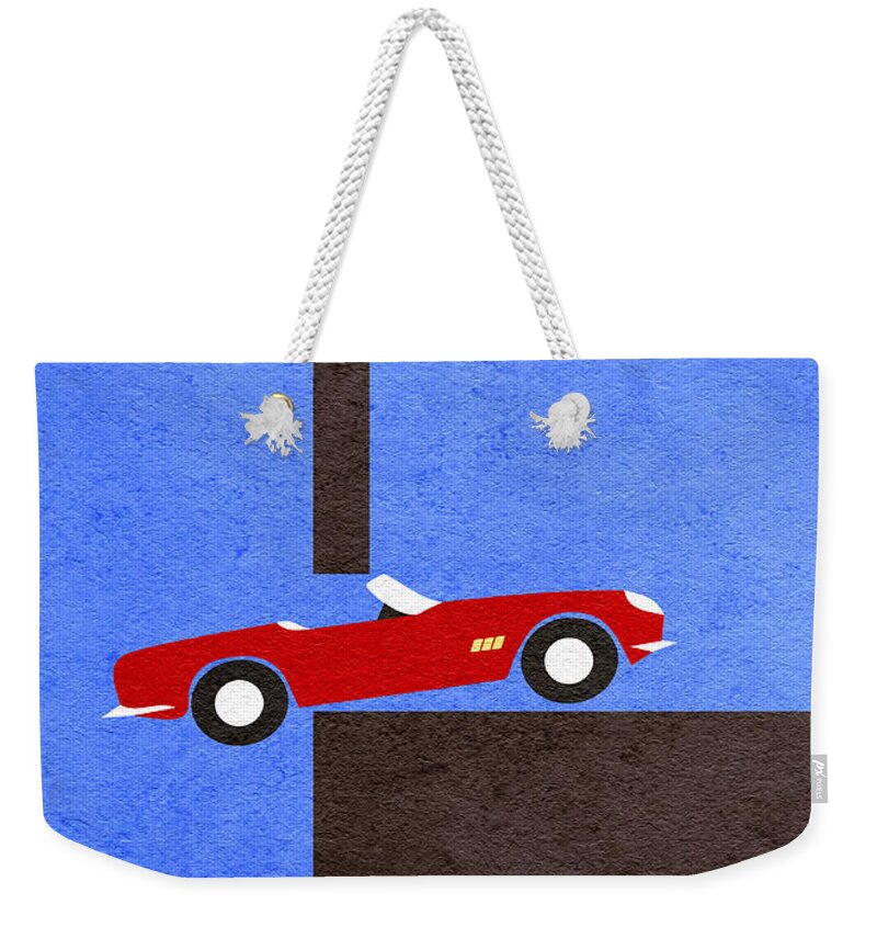 Ferris Buellers Day Off Weekender Tote Bag featuring the digital art Ferris Bueller's Day Off by Inspirowl Design