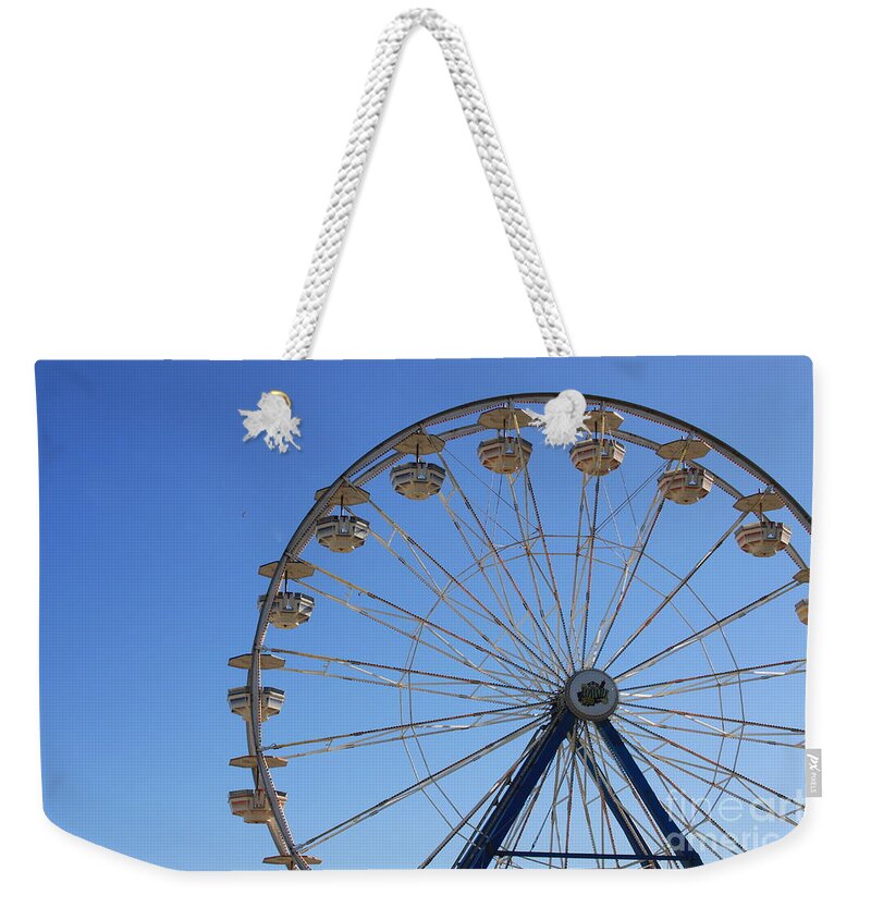 Ferris Weekender Tote Bag featuring the photograph Ferris Wheel by Jayne Carney