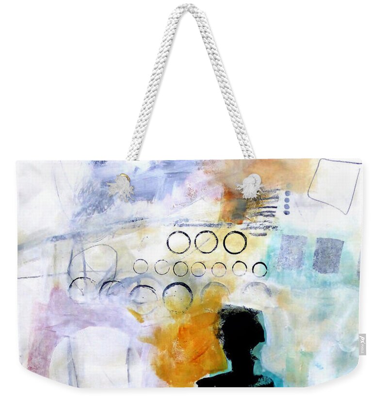 Keywords: Abstract Weekender Tote Bag featuring the painting Figure 1 by Jane Davies