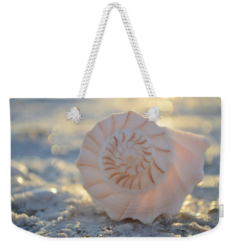 Seashell Weekender Tote Bag featuring the photograph Fill Your Soul by Melanie Moraga