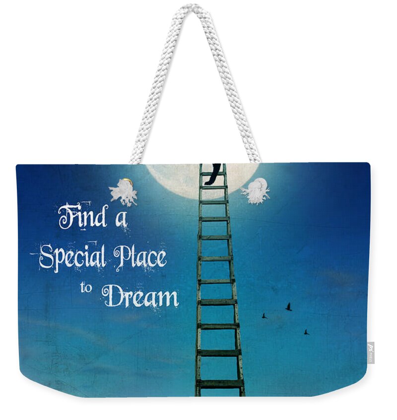 Cat Weekender Tote Bag featuring the photograph Find a Special Place to Dream by Jill Battaglia