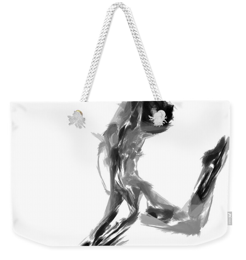 Finish Line Weekender Tote Bag featuring the digital art Finish Line by Rafael Salazar