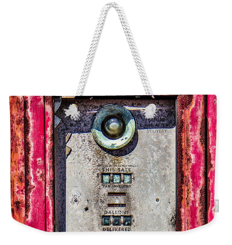 Fire Chief Weekender Tote Bag featuring the photograph Fire Chief Gas by Steven Bateson