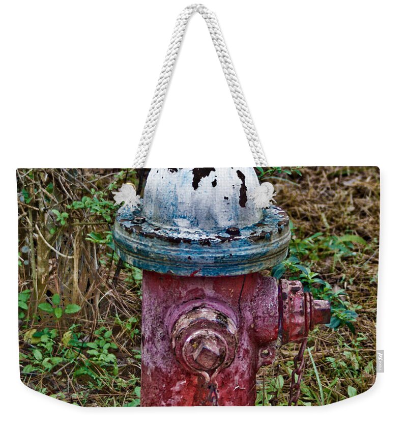 Landscape Weekender Tote Bag featuring the photograph Fire Hydrate by Chauncy Holmes