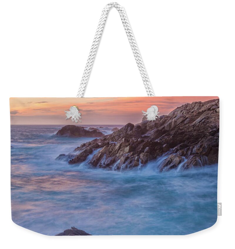 American Landscapes Weekender Tote Bag featuring the photograph Fire On Sky by Jonathan Nguyen