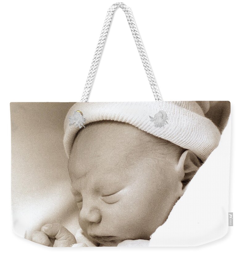 First Nap Weekender Tote Bag featuring the photograph First Nap by Weston Westmoreland