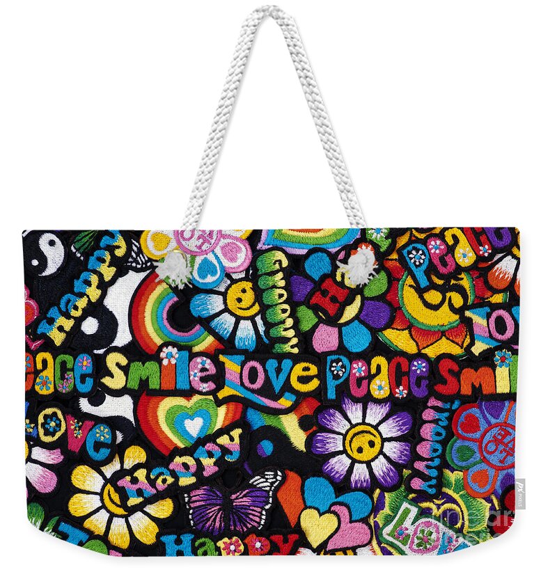 Love Weekender Tote Bag featuring the photograph Flower Power by Tim Gainey