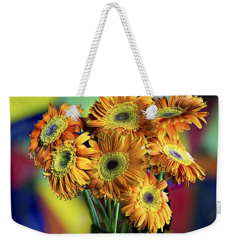 Flowers Weekender Tote Bag featuring the photograph Flowers by Niels Nielsen