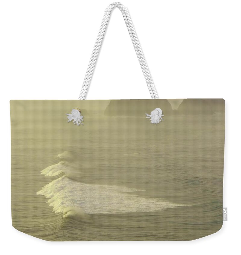 Sunrise Weekender Tote Bag featuring the photograph Foggy Sunrise 2 by Gallery Of Hope 