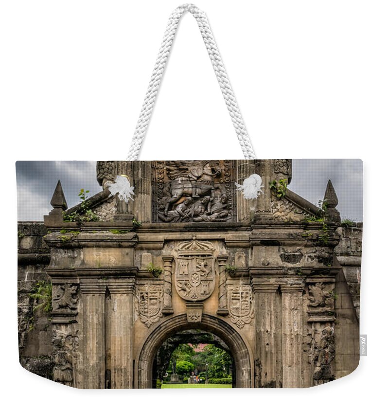 Fort Santiago Weekender Tote Bag featuring the photograph Fort Santiago by Adrian Evans
