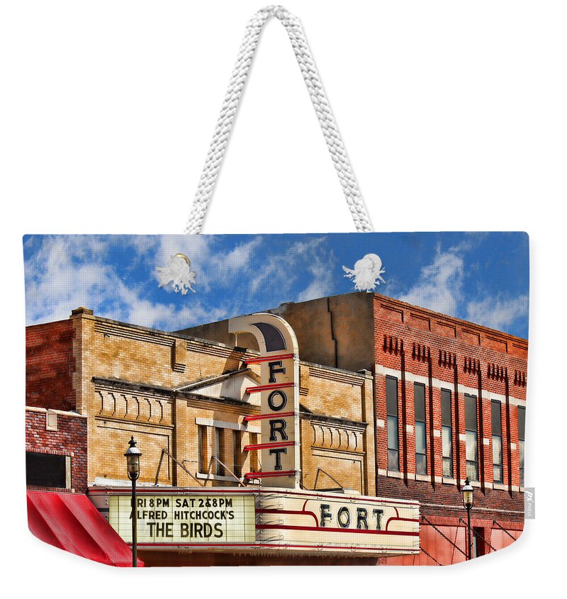 Fort Theater Weekender Tote Bag featuring the photograph Fort Theater by Sylvia Thornton