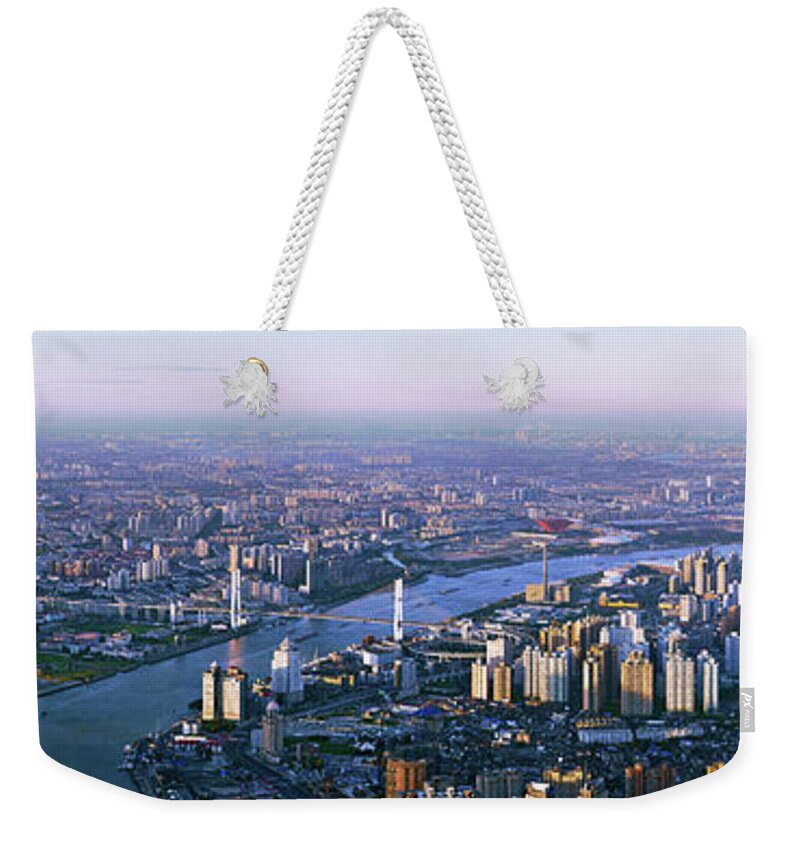 Tranquility Weekender Tote Bag featuring the photograph Four Bridges by Blackstation