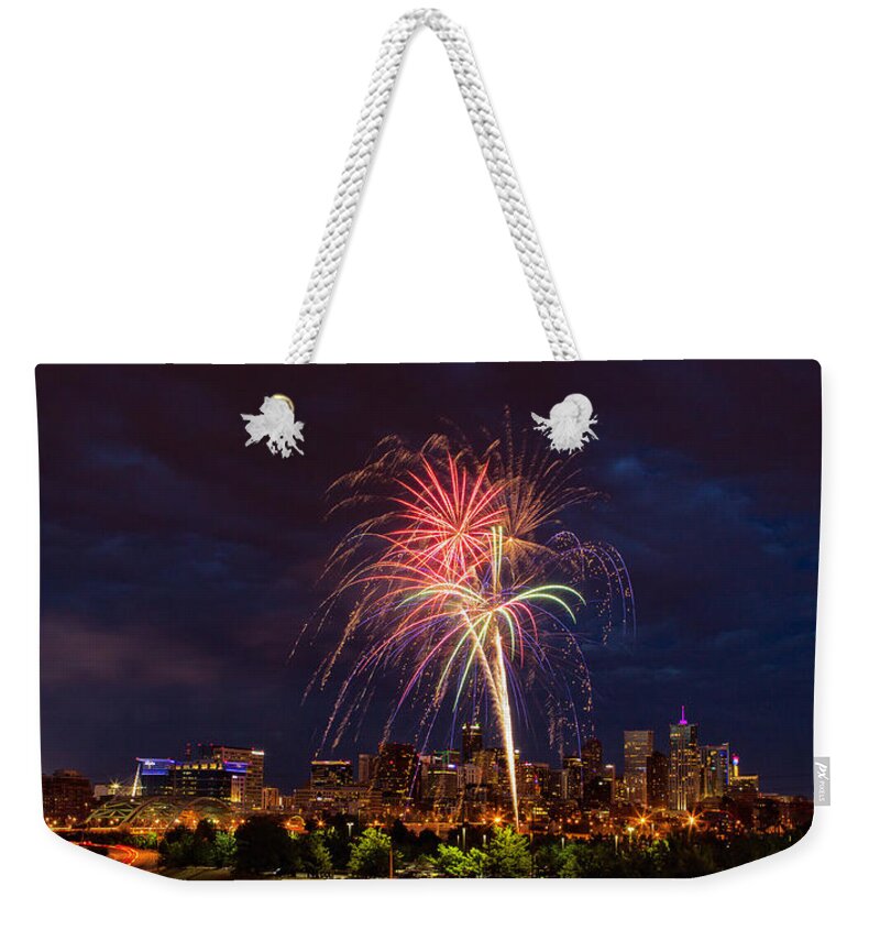 Denver Weekender Tote Bag featuring the photograph Fourth of July by John K Sampson