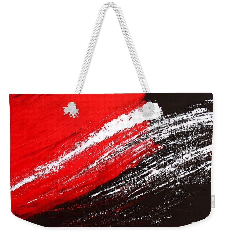 Free Weekender Tote Bag featuring the painting Free Spirit 1 by Kume Bryant