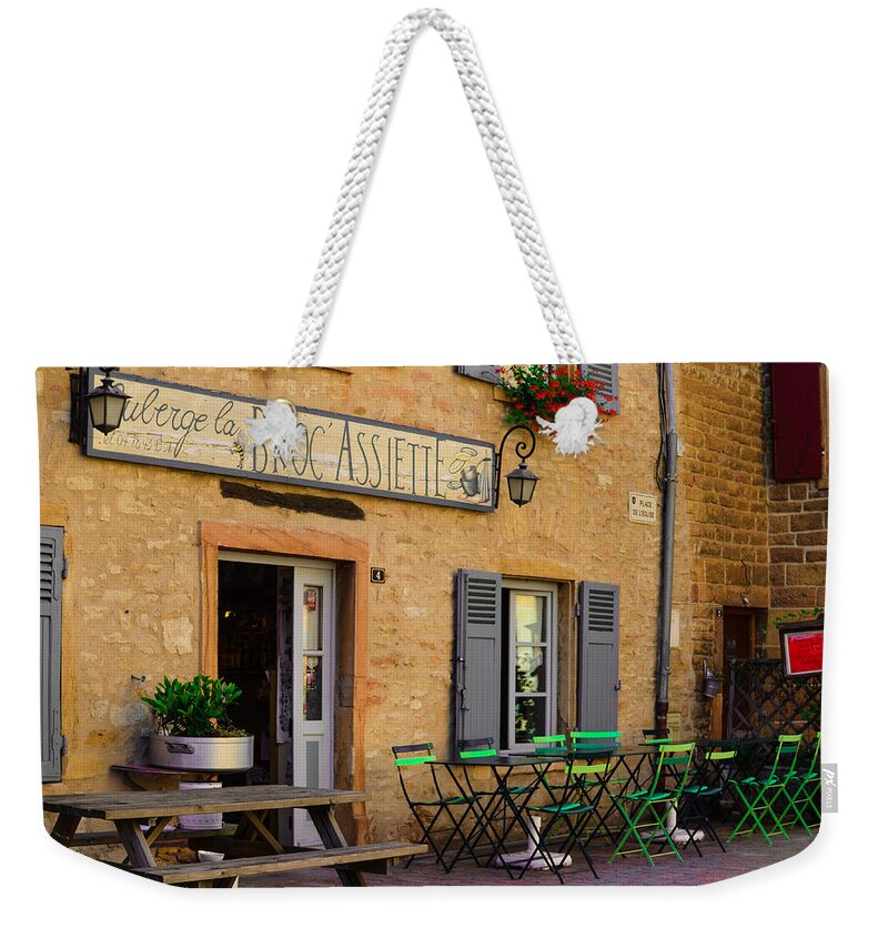 Auberge Weekender Tote Bag featuring the photograph French Auberge by Dany Lison