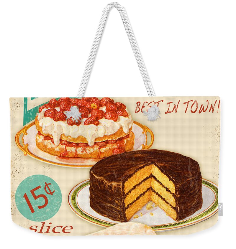 Jean Plout Weekender Tote Bag featuring the digital art Fresh Baked Good by Jean Plout