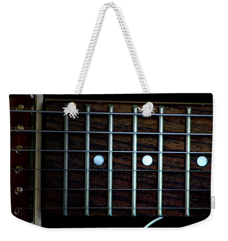 Fretboard Weekender Tote Bag featuring the photograph Fretboard by David Weeks