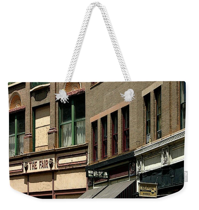 Stores Weekender Tote Bag featuring the photograph Frozen in Time by Joe Kozlowski