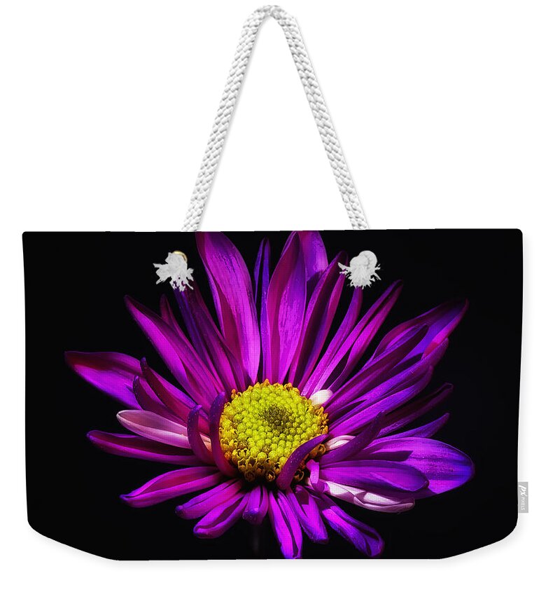 Flower Weekender Tote Bag featuring the photograph Fuchsia Floral Bloom by Bill and Linda Tiepelman