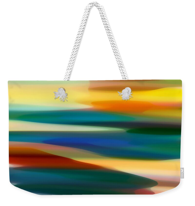 Bold Weekender Tote Bag featuring the painting Fury Seascape 7 by Amy Vangsgard