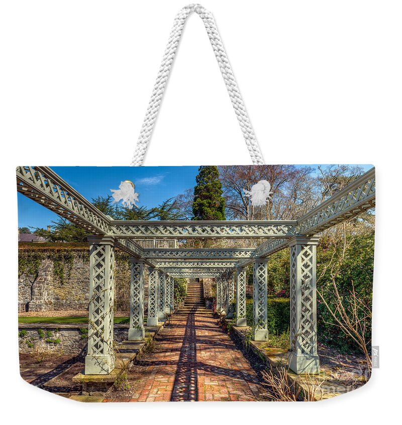 1792 Weekender Tote Bag featuring the photograph Garden Path by Adrian Evans