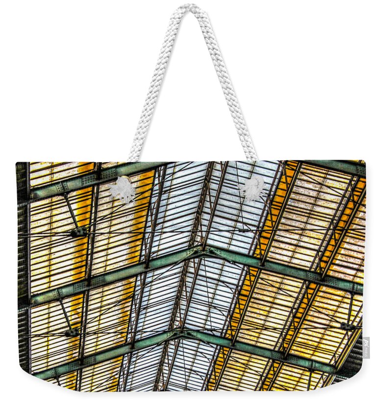 Gare Weekender Tote Bag featuring the photograph Gare du Nord by Ross Henton