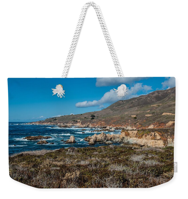 Big Sur Weekender Tote Bag featuring the photograph Garrapata State Park by George Buxbaum