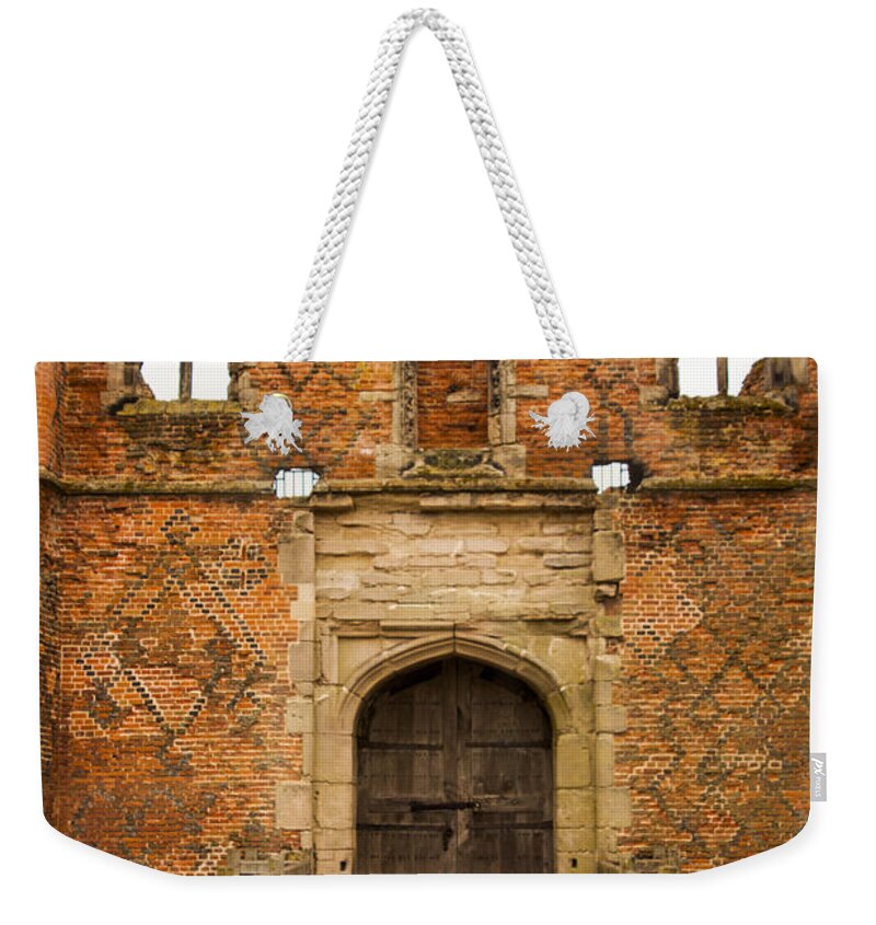 Leicestershire Landmarks Weekender Tote Bag featuring the photograph Gateway to history by Linsey Williams