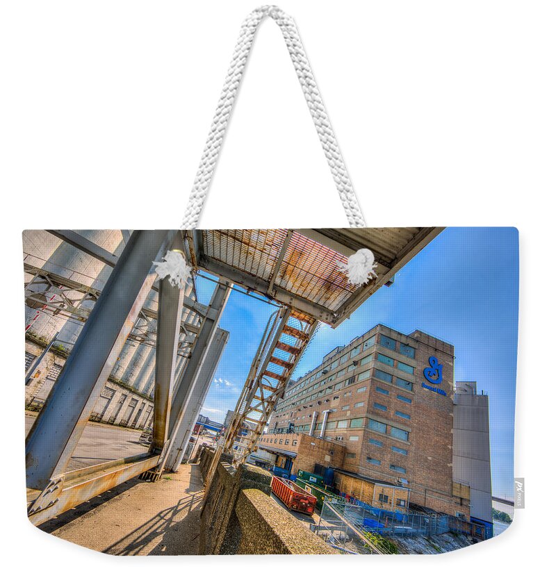 General Mills Weekender Tote Bag featuring the photograph General Mills by John Angelo Lattanzio