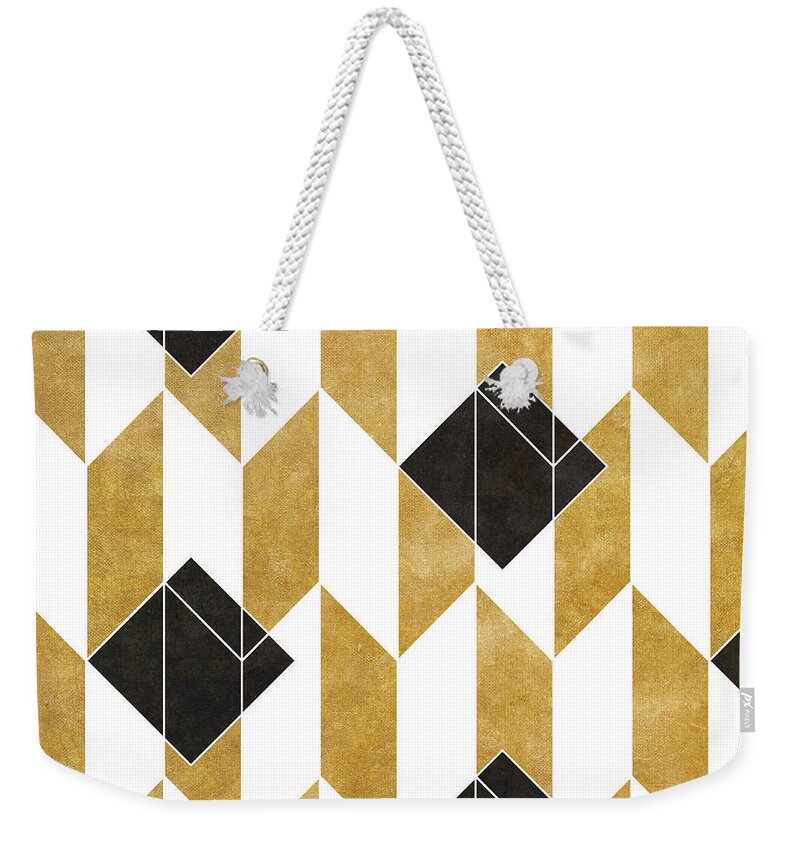 Pattern Weekender Tote Bag featuring the digital art Geo Pattern IIi by South Social Studio