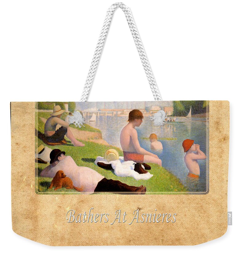 Seurat Weekender Tote Bag featuring the photograph Georges Seurat 1 by Andrew Fare