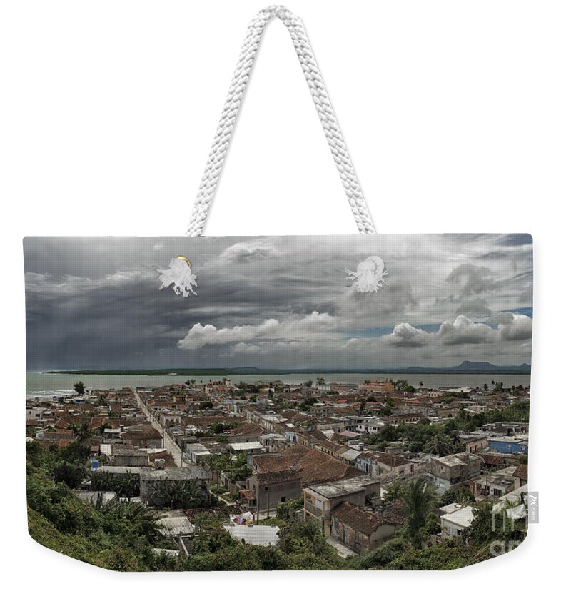 Gibara Weekender Tote Bag featuring the photograph Gibara Holguin Cuba by Jose Rey