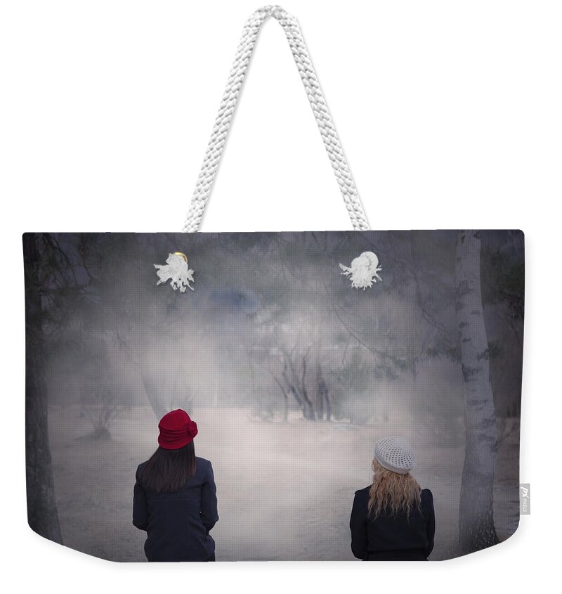 Girl Weekender Tote Bag featuring the photograph Girlfriends by Joana Kruse