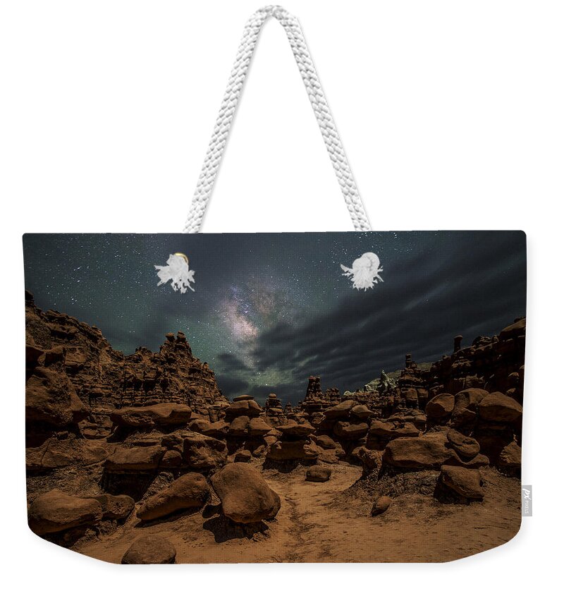 Utah Weekender Tote Bag featuring the photograph Goblins Realm by Dustin LeFevre